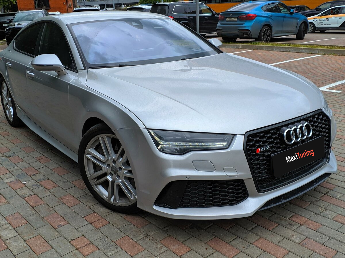 Audi A7 LIFT 4G8 2014-2017 Front Grill, Honeycomb Grill, RS7 Black Style